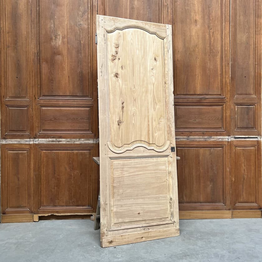 Porte de placard décapée style Louis XV 78x209 cm