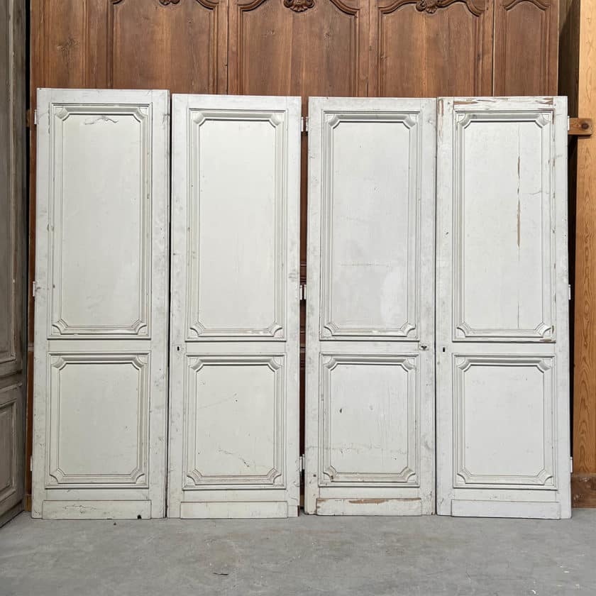 Pair of double cupboard doors 141x227 cm