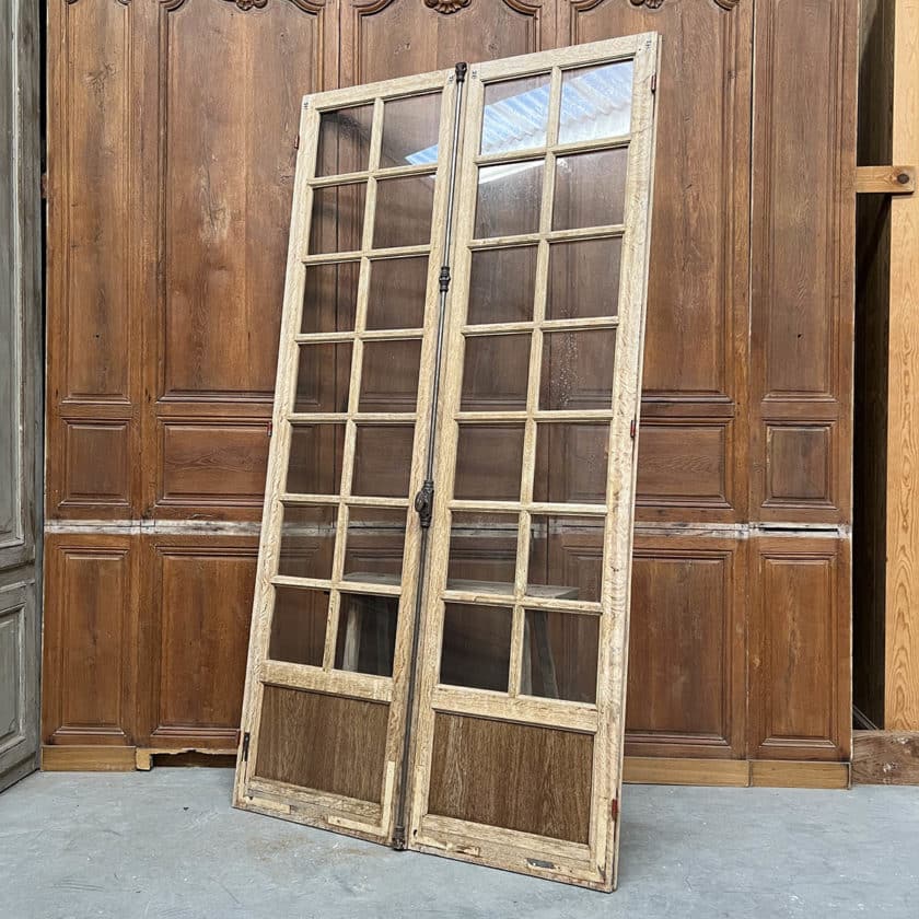 Double porte vitrée 129x248 cm