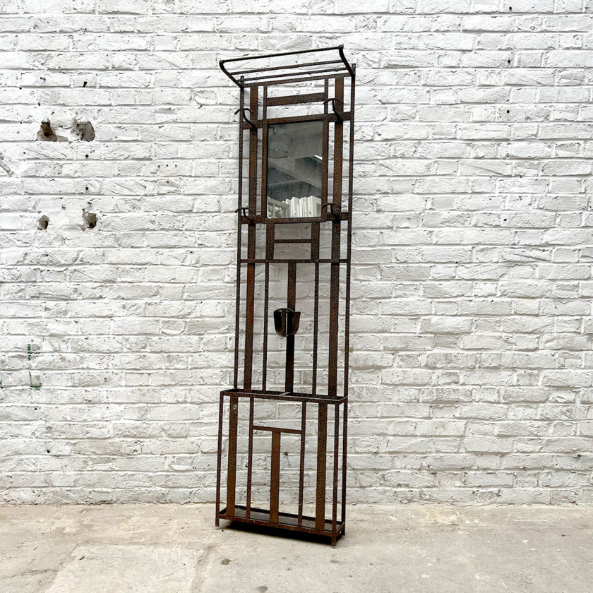 IMG_5432 | Matériaux Authentiques Porte manteau Art déco en fer martelé