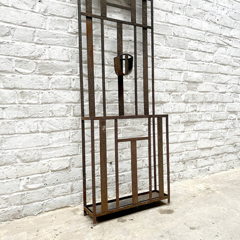 IMG_5437 | Matériaux Authentiques Porte manteau Art déco en fer martelé