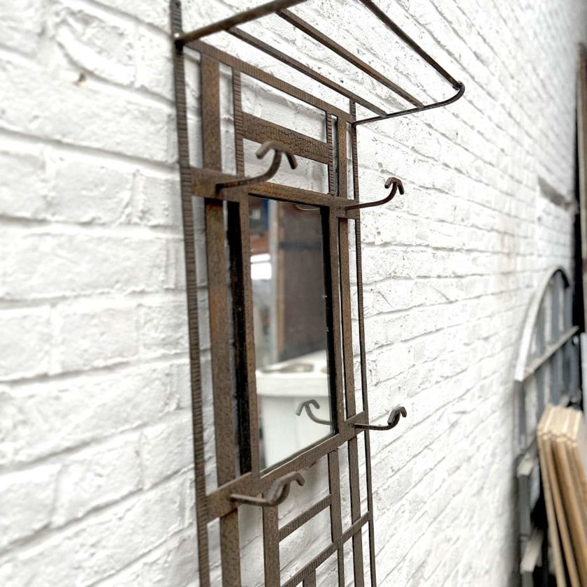 IMG_5438 | Matériaux Authentiques Porte manteau Art déco en fer martelé