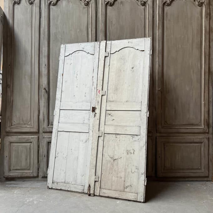 Double porte de placard style Louis XV 136x216,5cm