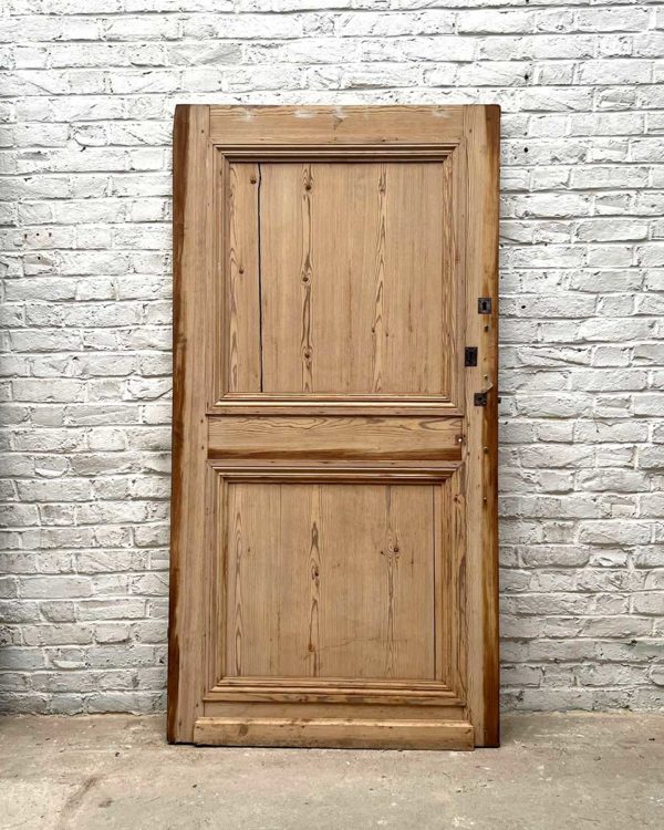 Antique stripped door 95x185 cm back