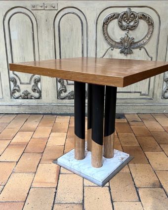 Table bistrot caré du prince de Galles