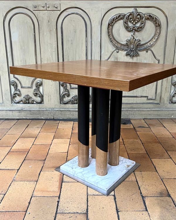 Table bistrot caré du prince de Galles