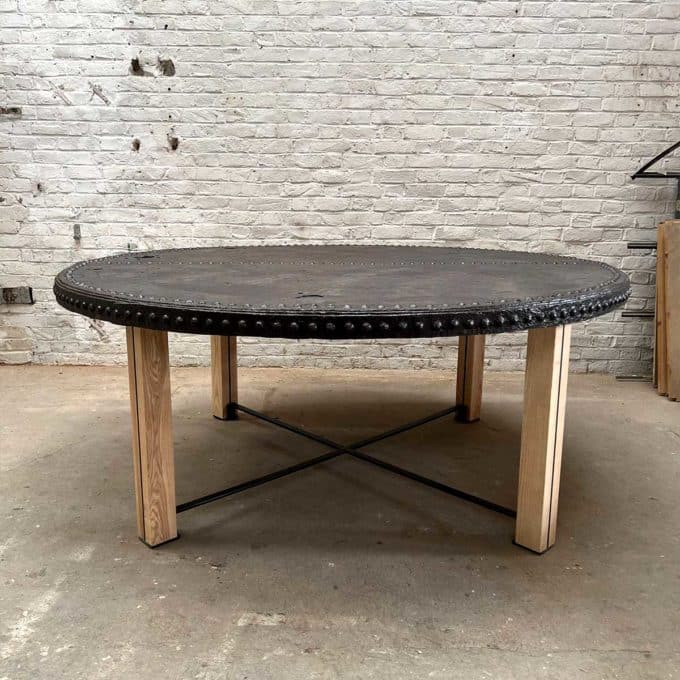 Table ronde 190x78 cm