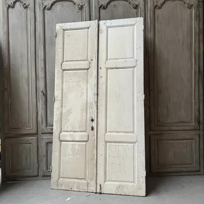 Antique double door 136x256cm