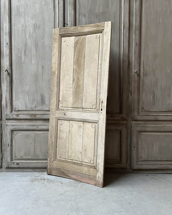Antique stripped curved door 87x201.5cm