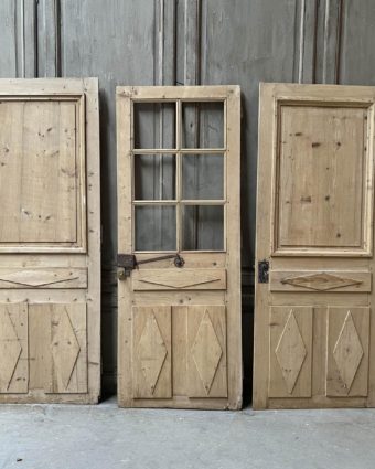 Lot porte de placard de style directoire 86x209cm