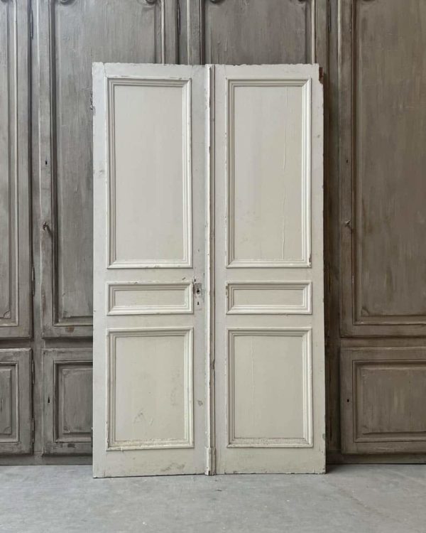 Haussmann-style double door 133.5x238cm