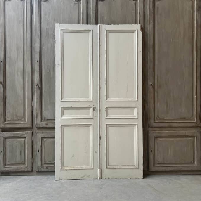 Haussmann-style double door 133.5x238cm
