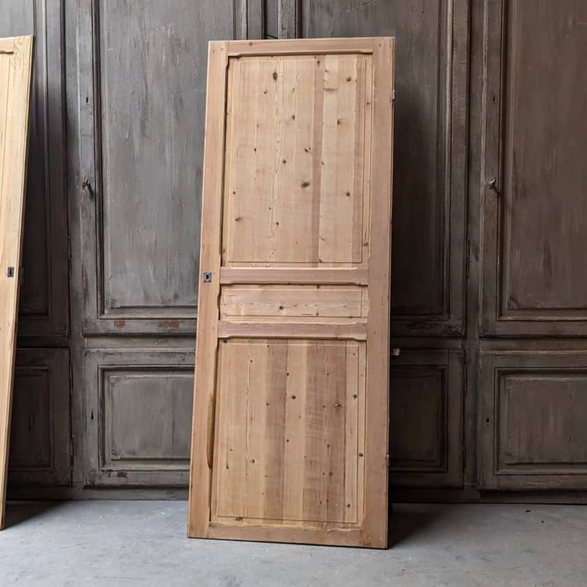Pickled fir cupboard door 79x207 back