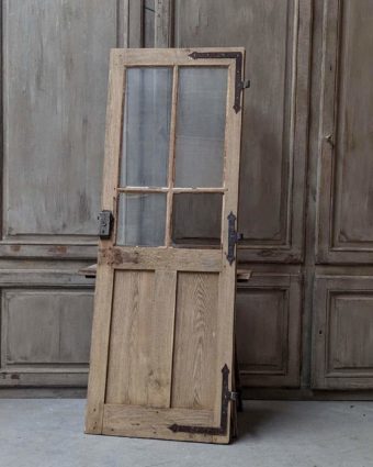Porte en chêne vitrée 68x188