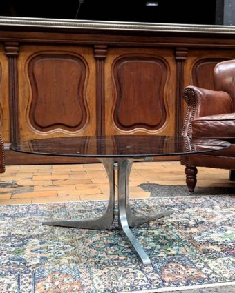 Table basse ronde en aluminium down