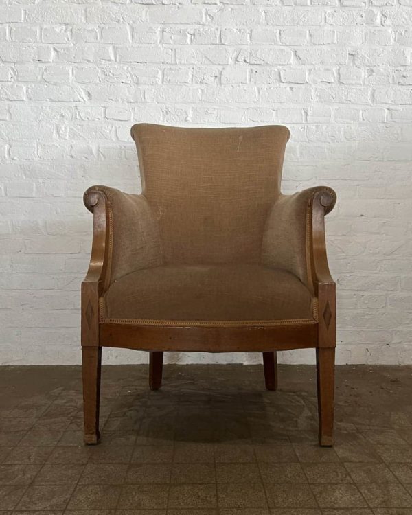 Brown velvet bolster