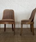 Chaise gondole en chêne Banque de France