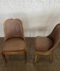 Chaise gondole en chêne Banque de France