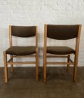Paire Chaise vintage velours