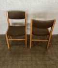 Paire Chaise vintage velours