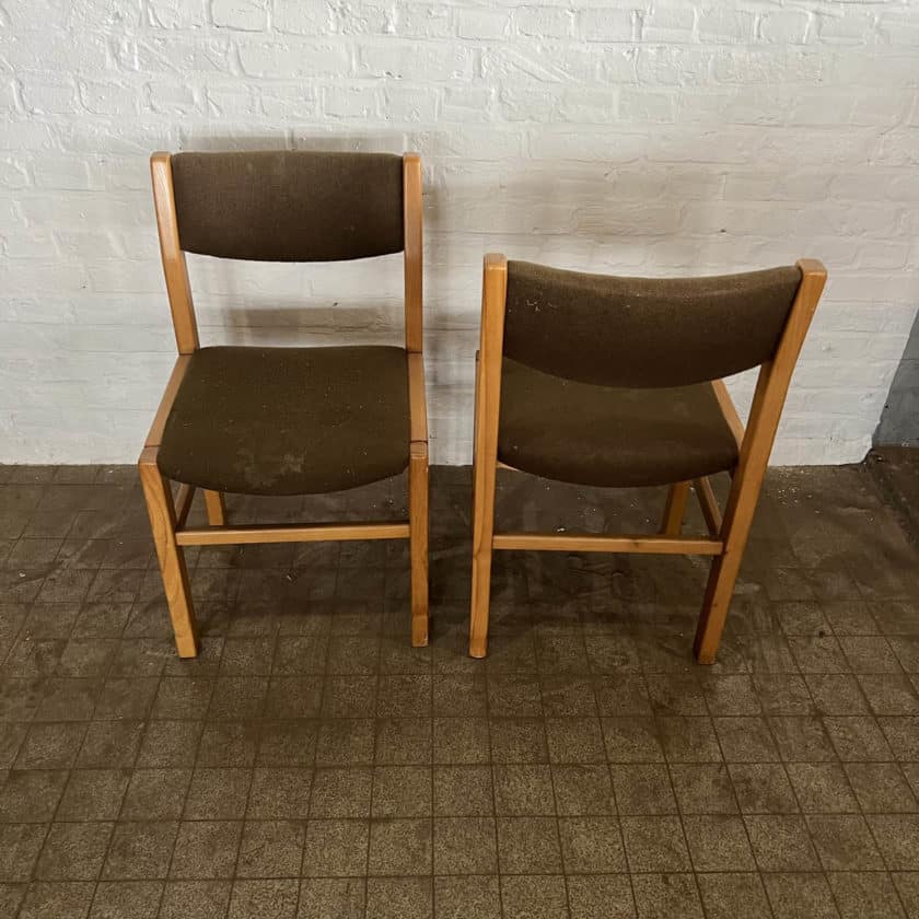 Paire Chaise vintage velours