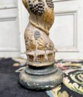 Pair of XVIIIth century columns in carved wood