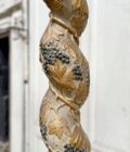 Pair of XVIIIth century columns in carved wood