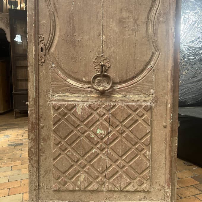 Antique entrance door 107x208cm