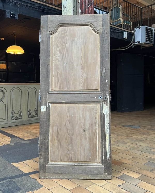 Antique Louis XV style stripped door 84x196 cm