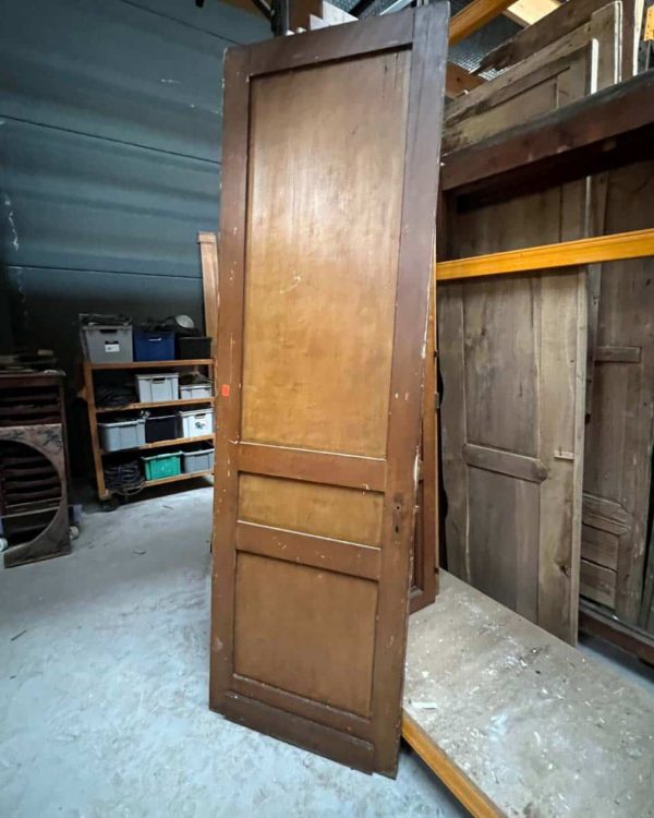 Antique cupboard door 78.5x254cm back