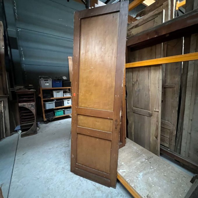 Antique cupboard door 78.5x254cm back