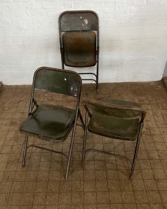 Chaise en métal vintage top