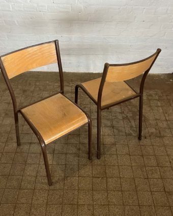 Chaise d'école vintage top