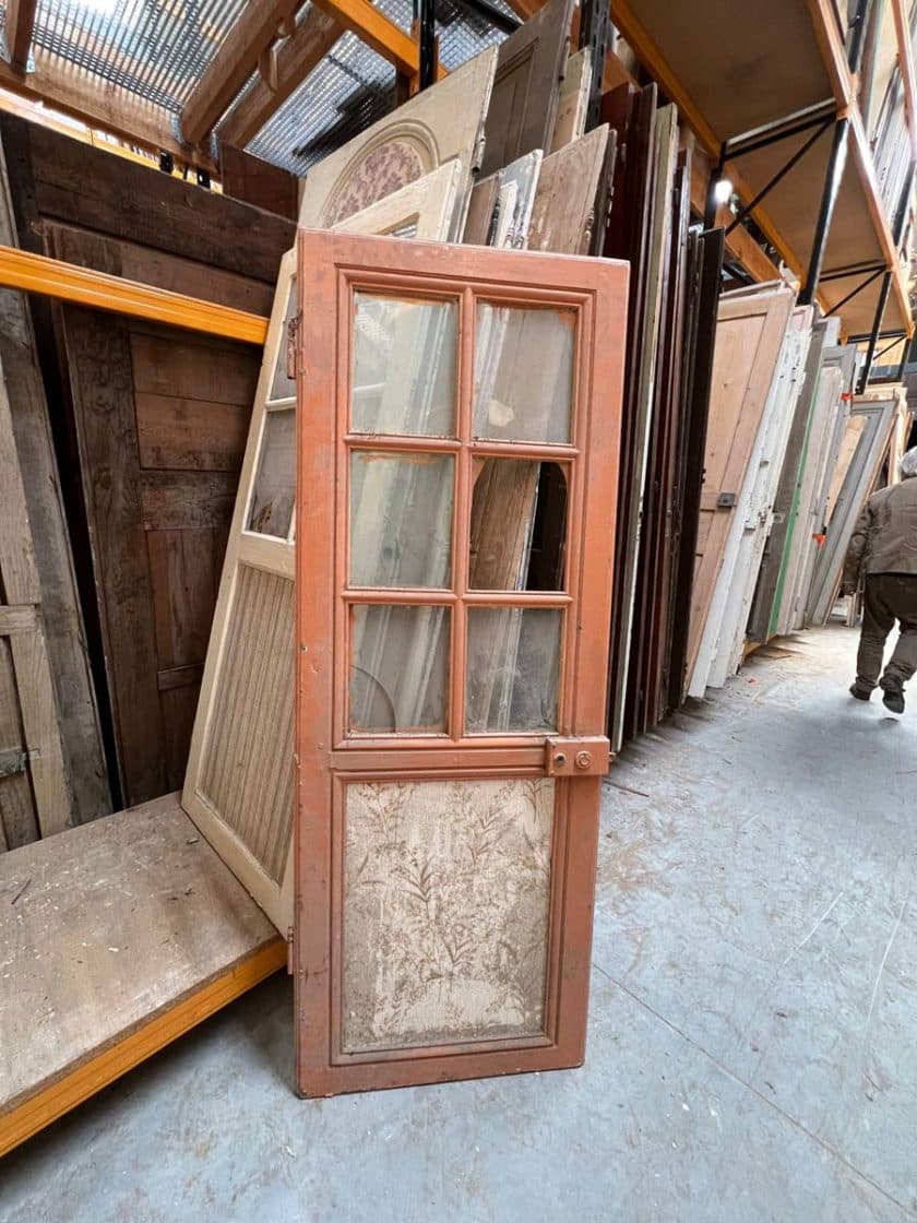 Antique glass door 69x187cm