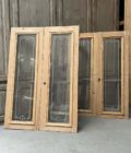 Double porte de placard vitrée 120x170cm front