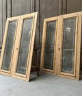 Double porte de placard vitrée 120x170cm