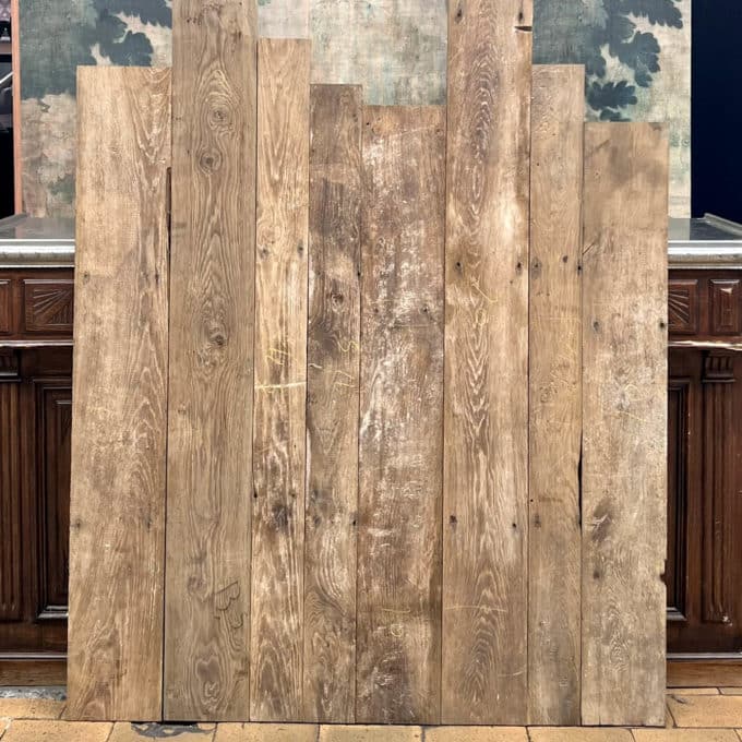 18th century oak parquet flooring, grooved, 50m².