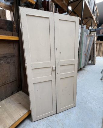 Double porte de placard ancienne 120x225cm