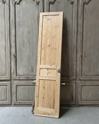 Porte de placard décapé style haussmannien 62,5x259cm