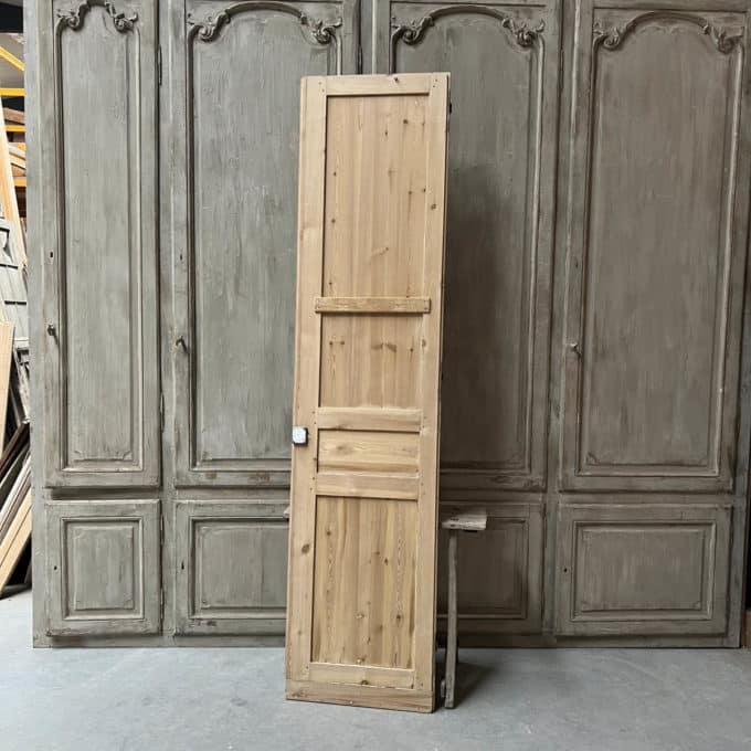 Haussmann-style decapé cupboard door 62.5x255.5cm