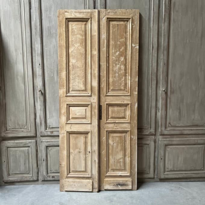 Double cupboard door in Haussmann style 112x255,5cm