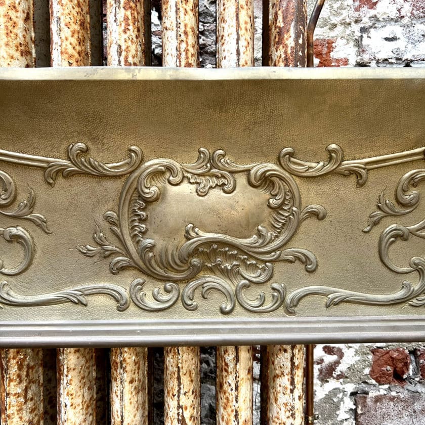 Contrecoeur brass fireplace 105x90cm