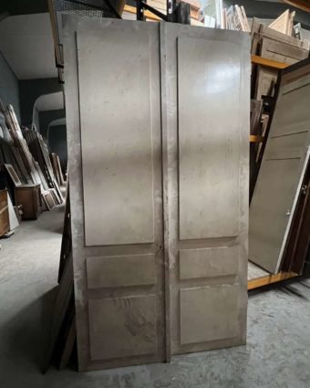 Double porte de placard ancienne 130x240cm