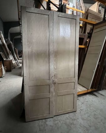 Double porte de placard ancienne 130x240cm