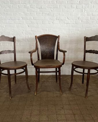 Lot de 3 chaises