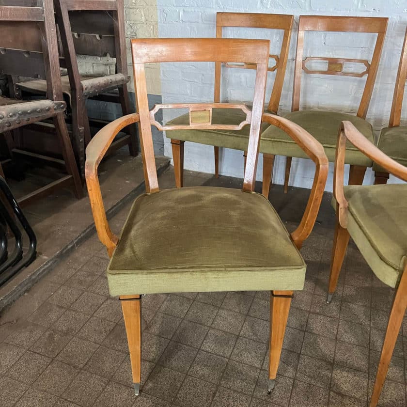 Set of antique top chairs