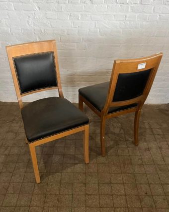Pair of antique top chairs