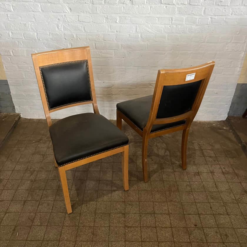 Pair of antique top chairs