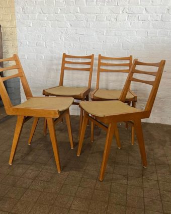 50's wooden chair top
