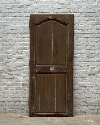 Porte de placard décapée style Louis XV 80x186x2,5cm